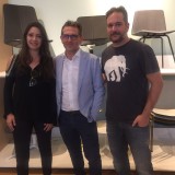 Flávia Carpinter, Massimo Martino e Leonardo Giacomo